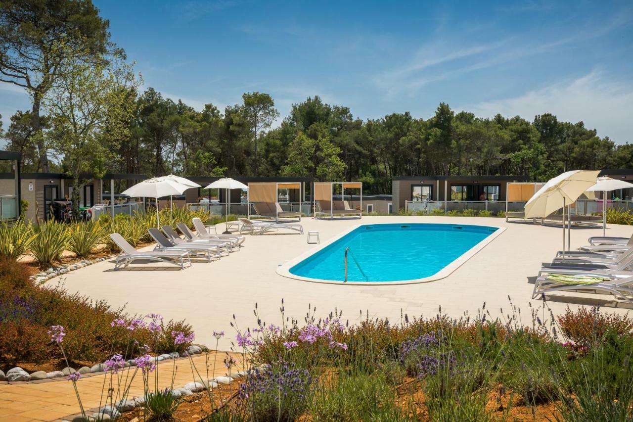 Mobile Homes Camping Santa Marina, Lanterna Tar-Vabriga Exterior photo The swimming pool at the campsite